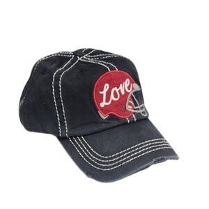 Love Football Helmet Cap